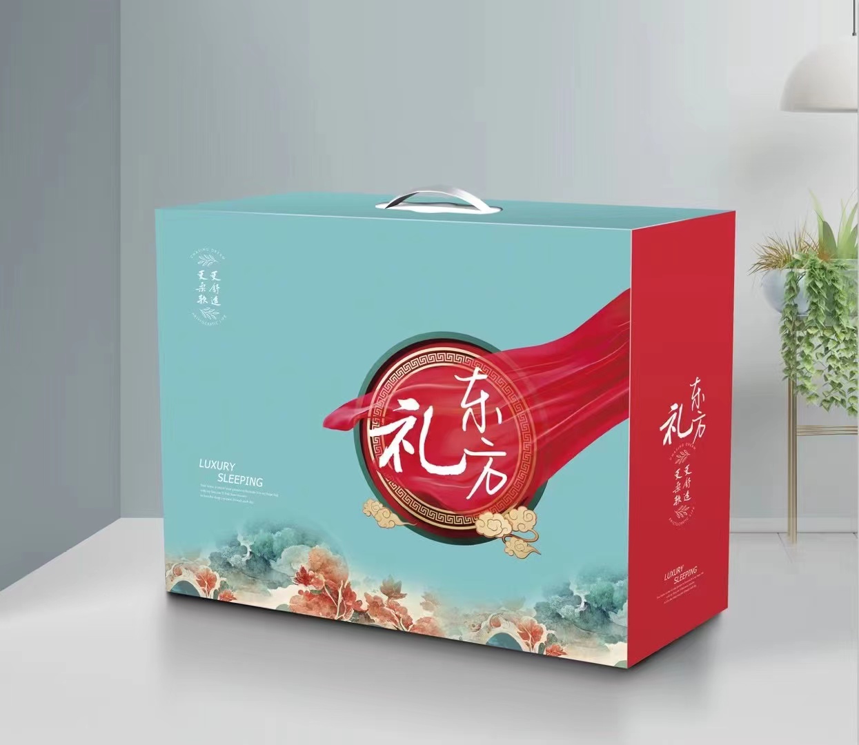 Hecha a medida verano fresco está acondicionado por la actividad abierta caja de regalo de seda verano embalaje caja de cartón en stock puede agregar logotipo