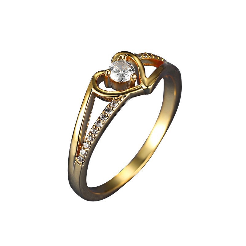 Stackable Minimalist Ring Set With Cubic Zirconia For Women_voghion.com