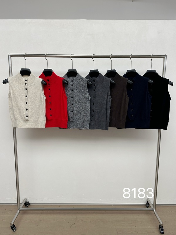 现货ONIVINTAGE早秋上新！含羊毛立领排扣收腰上衣 OH256N8183|undefined