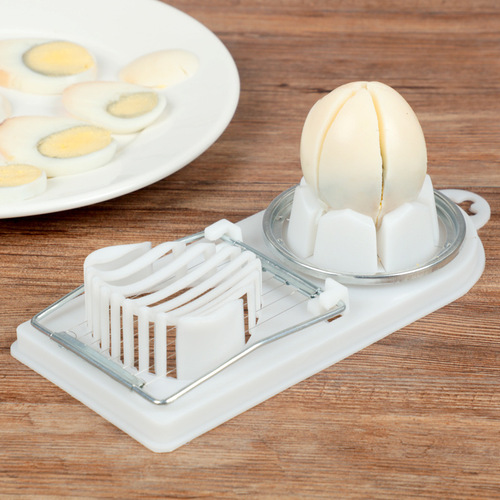 Multifunctional egg slicer fancy split stainless steel slicer double head two-in-one egg splitter wholesale