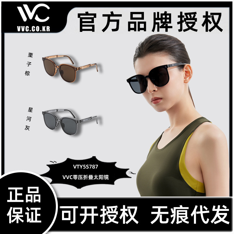 Vvc25 Zero-Pressure Sun Protection Uv Protection Foldableable Sunglasses for Men and Women Sunshade Sunglasses Vty5S787