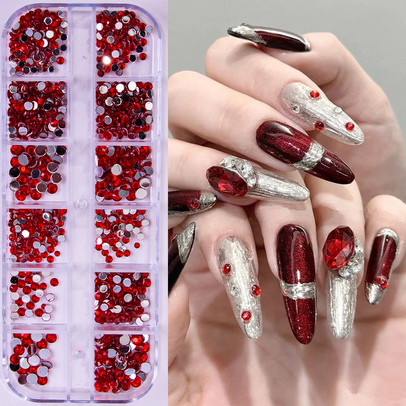 Halloween Makeup Red Alien Diamond Blood Tears Makeup Red Diamond Face Jewelry Black Red Gothic Broken Diamond Makeup Christmas