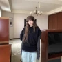 秋季显瘦宽松半高领针织衫