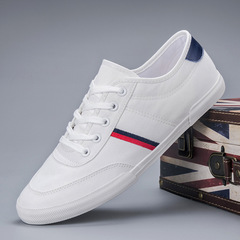 2024春季新款帆布鞋韓版百搭一腳蹬懶人鞋平底老北京布鞋休閒男鞋