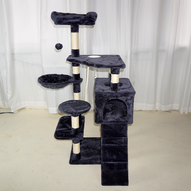 Transfronterizo gato grande escalada multicapa gato nido integral no ocupa tierra gato saltar plataforma gato agarrar columna gato alojamiento gato artículos de mascota
