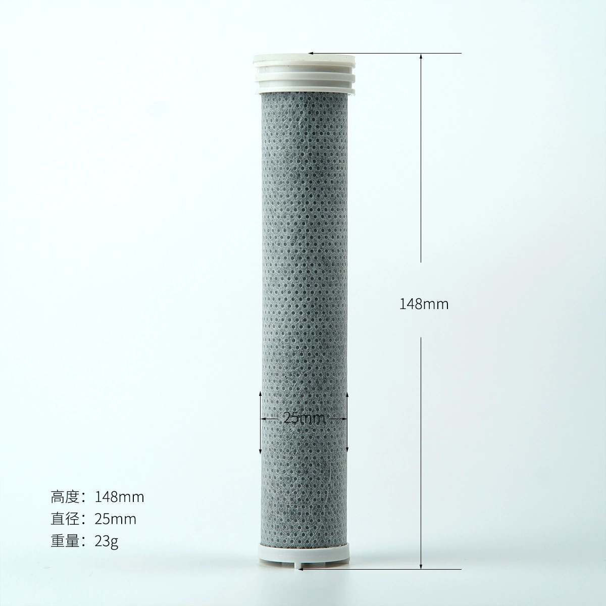Ароматерапевическая душевая насадка (стиль Dyson) с угольным фильтром и подарочной упаковкой, 34×13×6 см