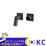 跨境全铜暗装入墙式数字显示冷热卫生间洗面盆折叠出水嘴水龙头