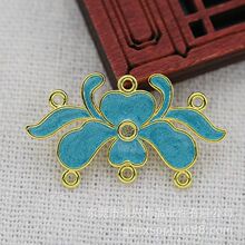 ��Ʒ������ͷµ���ֹ�DIY��ɫͭ34*20MM�ŷ���������B3549