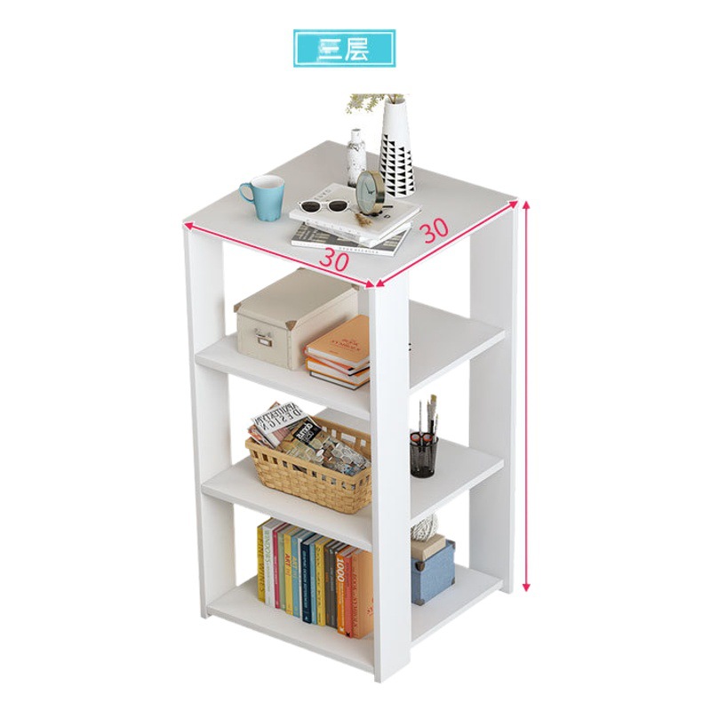 Mesa lateral sofá gabinete lateral creativo pequeña mesa cuadrada dormitorio pequeño apartamento simple luz de lujo móvil mesita de noche mesa lateral mesa de té