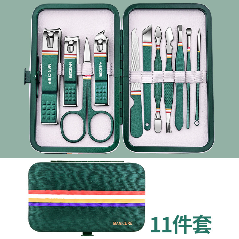 Uña cortadora de uñas doméstica cortadora de uñas cuchillo pedicura transfronteriza cuchillo conjunto de herramientas