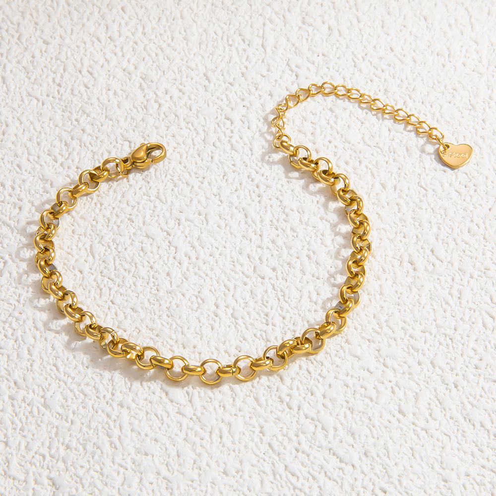 Holiday, Travel, Selfie Occasion PVD Coated Real Gold Plated Geometric 304 Stainless Steel Lady Waterproof Non Tarnish 304 Stainless Steel Lobster Trigger Clasp Closure Necklace