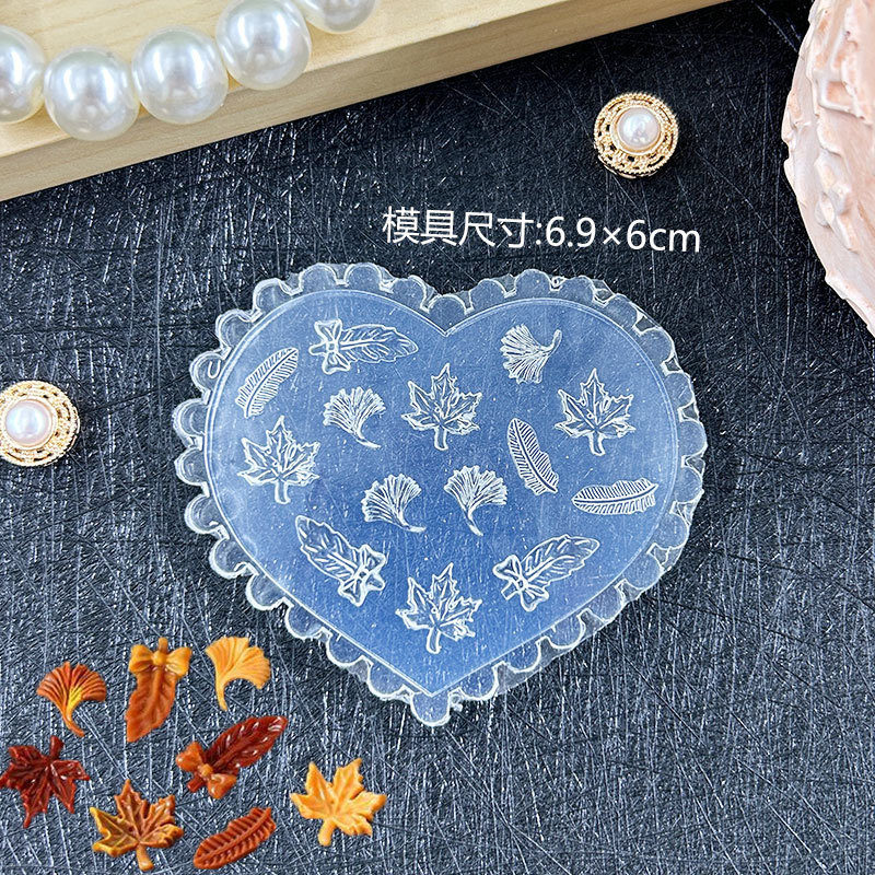 跨境爆款浮雕美甲装饰模具DIY滴胶美甲ins雕花胶蝴蝶金鱼指甲装饰|undefined