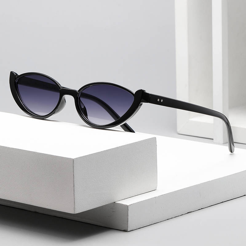 2026 New Cross-Border Retro Cat-Eye Half-Frame Sunglasses European and American Fashion Stylish Modern Internet Celebrity Street Style Sunglasses for Women 2026 New Cross-Border Retro Cat-Eye Half-Frame Sunglasses European and American Fashion Stylish Modern Internet Celebrity Street Style Sunglasses for Women