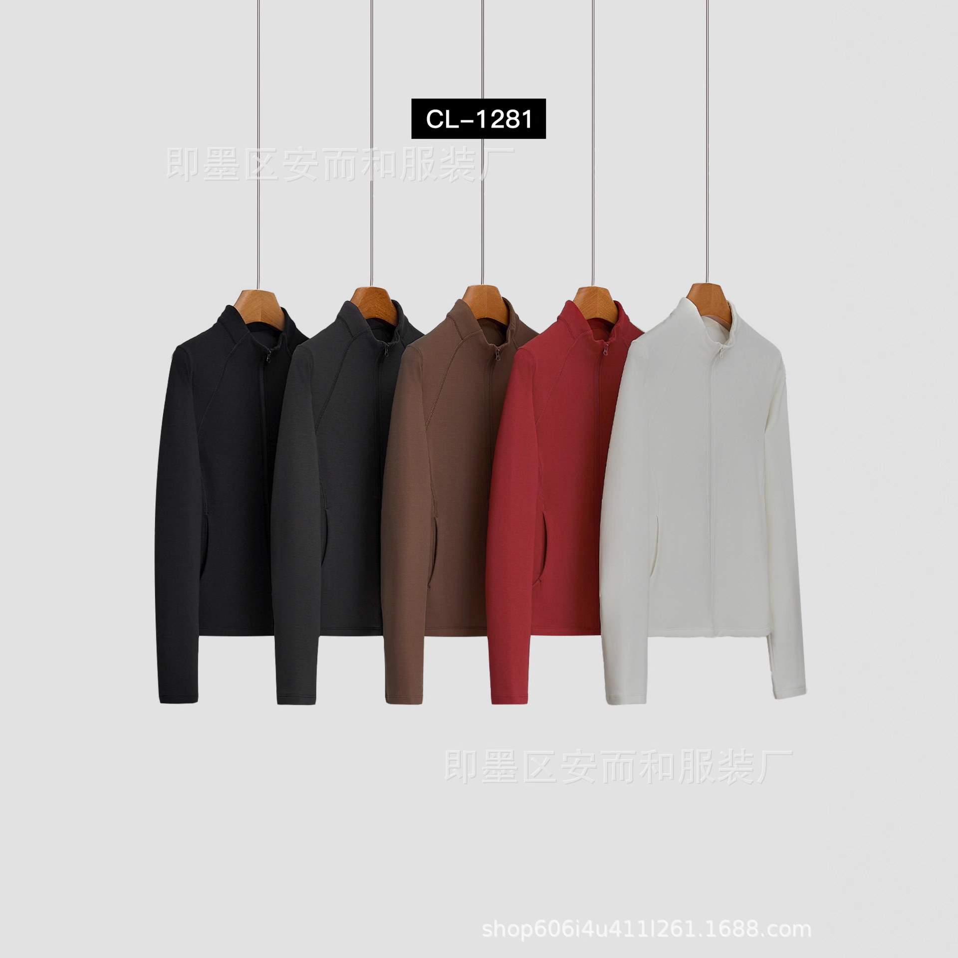 Hetem Casual Stand-Up Collar Cardigan Top 2025 Autumn and Winter Style Temperature-Locking Warm Slimming Look Zipper Sweatshirt for Women