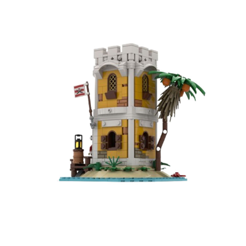 Castle Building Block Construction Toy Educational Street Scene_voghion.com