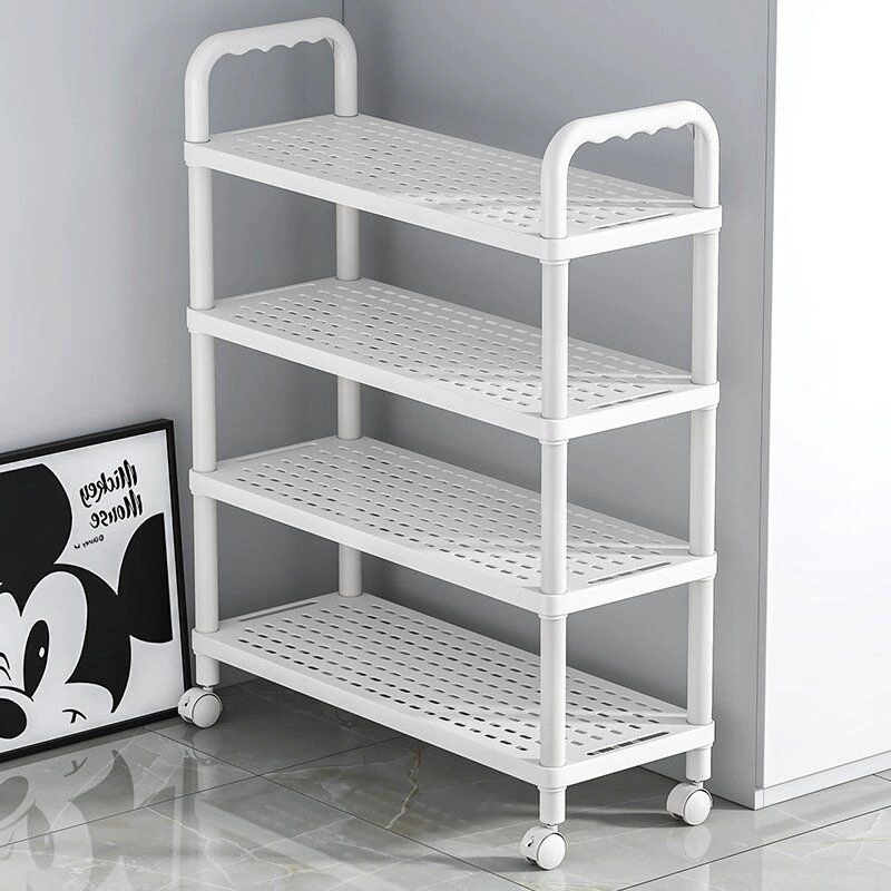 Полка для обуви для домашнего входа, многослойная внутренняя общежитие для сдаваемого в аренду жилья, съемный внешний коридор, простой маленький узкий шкаф для обуви