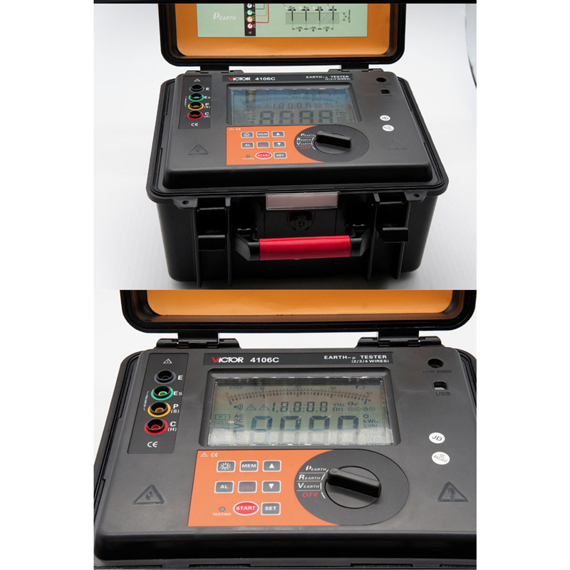 胜利VICOTR 4105C/ VICOTR 4106C/VICTOR 6415A 接地电阻测试仪