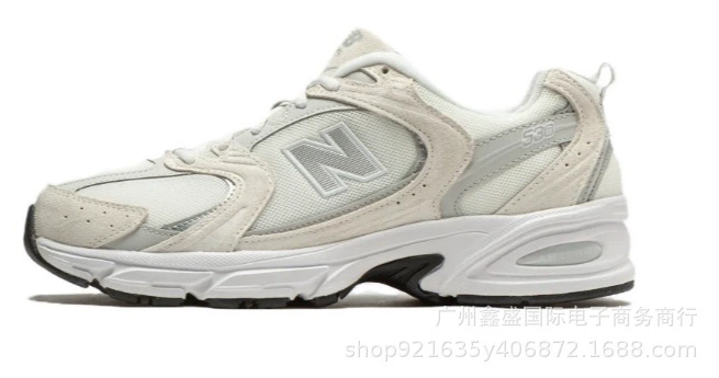 Кроссовки Running NB MR530, дышащий сетчатый верх в стиле ретро, легкая амортизация, EU 36–45