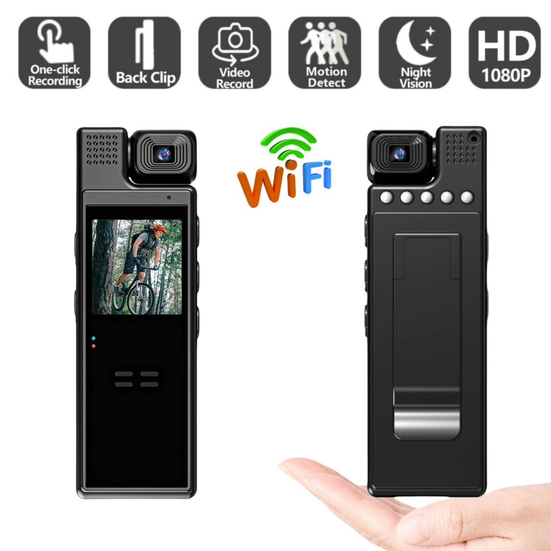 Экшн-камера Bodycam (Bodaycam) L9, 1080P HD для велоспорта, Wi‑Fi и инфракрасная ночная съемка