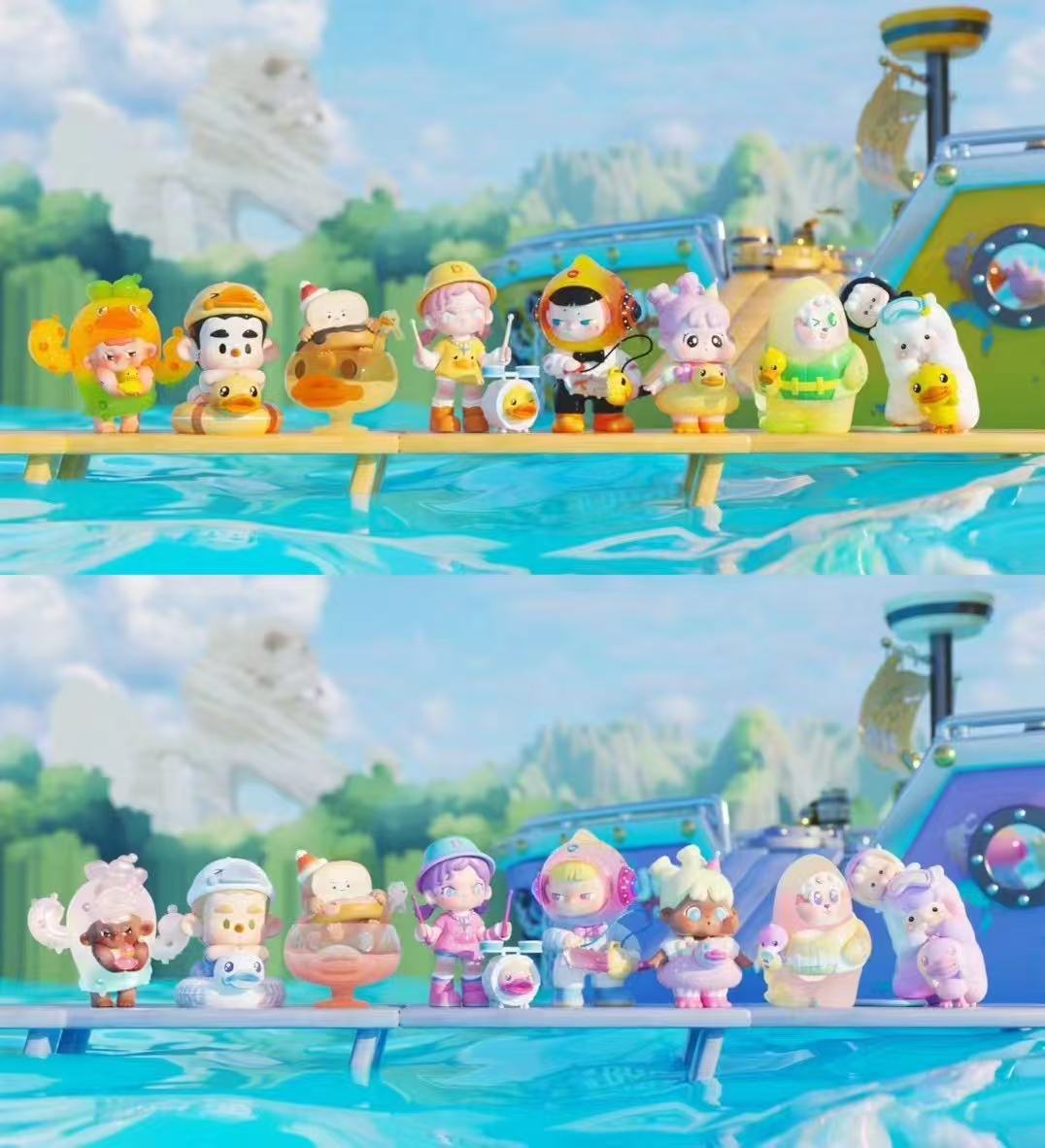 B.DUCK 보물찾기 파티 블라인드박스 랜덤 1개 (한쪽 끝 8개)