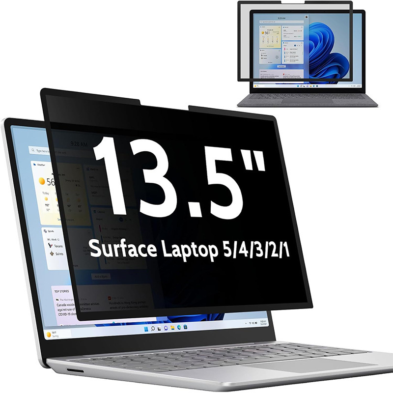 Suitable for Microsoft Surfacepro8/9 Computer Laptop Studio Nano Suction Cup Detachable Privacy Film