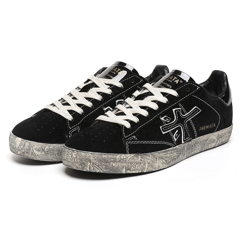 Comercio exterior transfronterizo nuevos zapatos masculinos premium, suela gruesa transpirable, zapatos deportivos casuales de cuero anti-pelú.