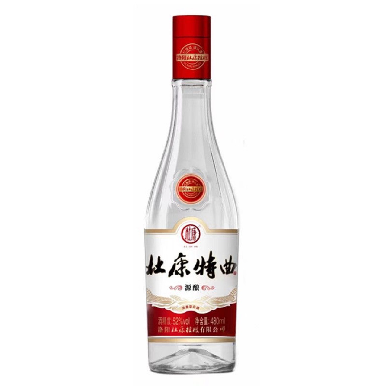 17年店洛阳杜康粮食酒纯粮白酒洛阳特曲经典52度480ml*12瓶装箱