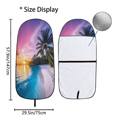 Car seat towel cover front seat protector suitable for gym and exercise, universal for all seasons, car use 12 (Universal seat cover) - sfht221-75x150