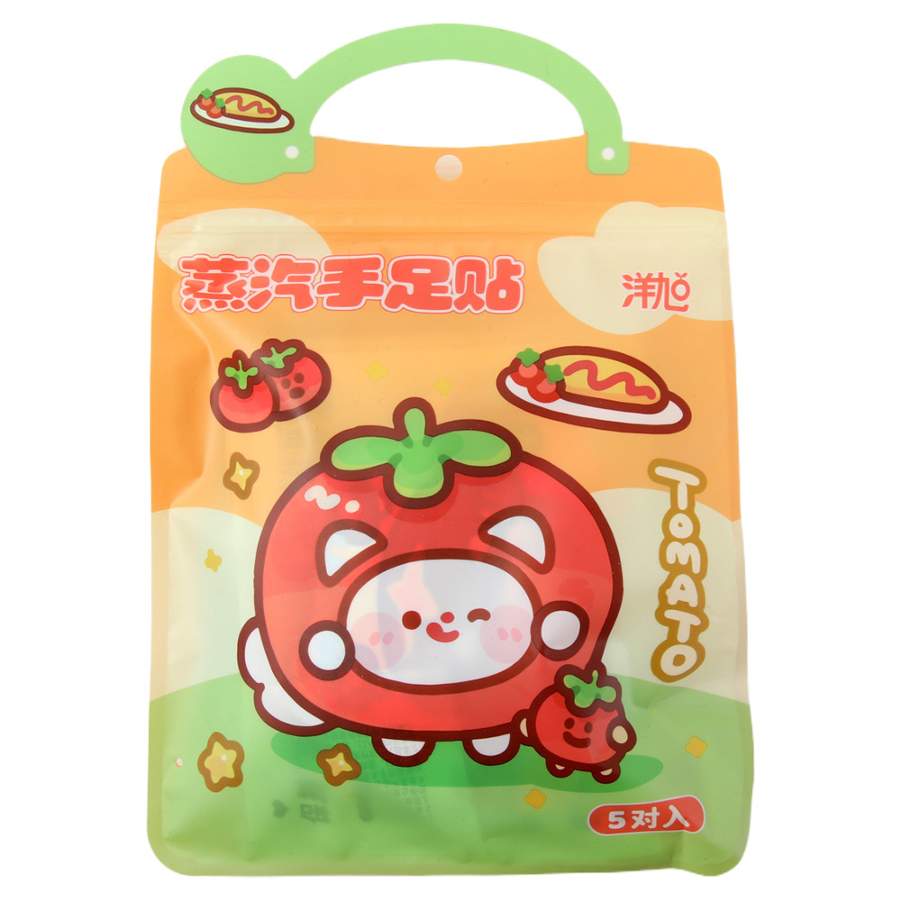 Pequeño tomate calentador de manos auto-calentador para bebés calentadores de manos y pies para estudiantes calentadores de manos al aire libre calentadores de manos vestidos