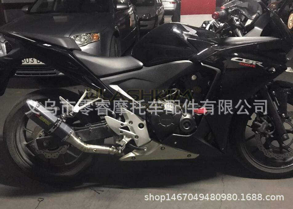 Suitable for Honda Cbr500R Motorcycle Exhaust Pipe Cb500F Cb500X Middle Section Modification R77 Silencer