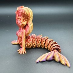 国境を越えた新製品3dプリント人魚シミュレーション可動関節かわいい露店夜市児童玩具置物