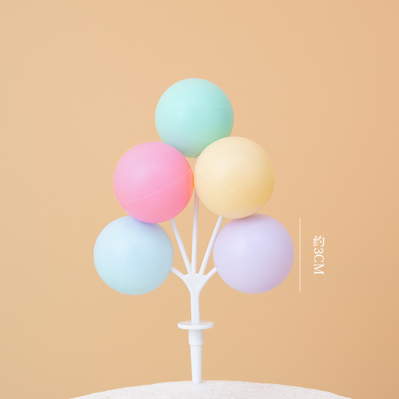 马卡龙色气球一套