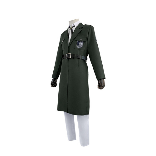 Wings of Liberty Attack on Titan cos suit Survey Corps uniform commander cosplay anime army green windbreaker