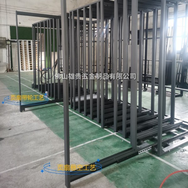 木门展示架 室内木门展架 门样抽拉悬空展架 铝窗楼梯扶手展示架