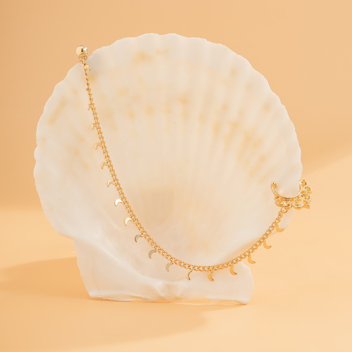 Retro Geometric Star Iron Copper Plating Nose Ring