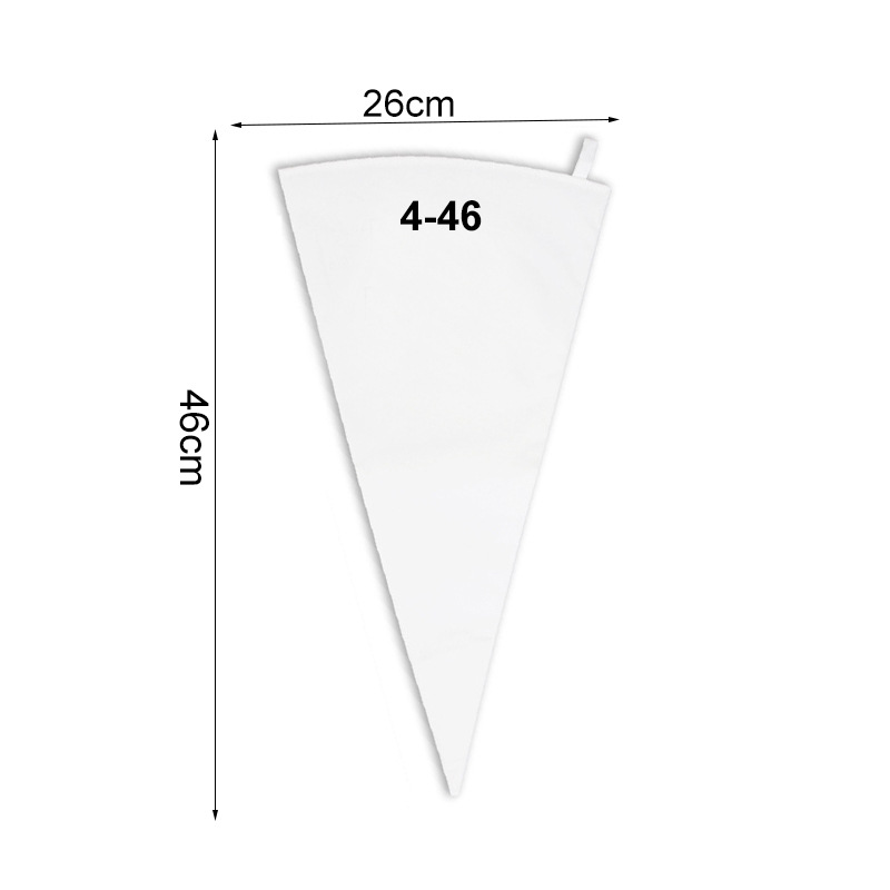 Bolsa de pastelería recubierta de algodón herramienta de decoración para hornear crema de pastel bolsa de tela de nylon bolsa de pastelería reutilizable