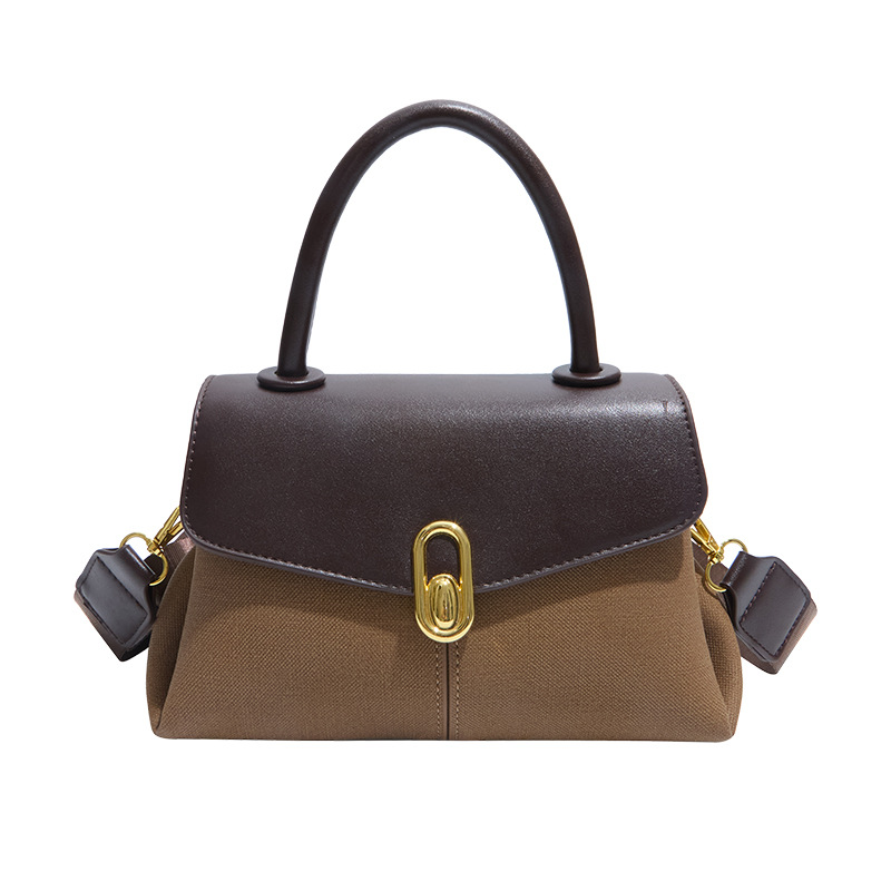 2025 invierno nuevo estilo coreano bolso de mano pequeño bolso de hombro casual retro de mujer moda empalme mochila image 9