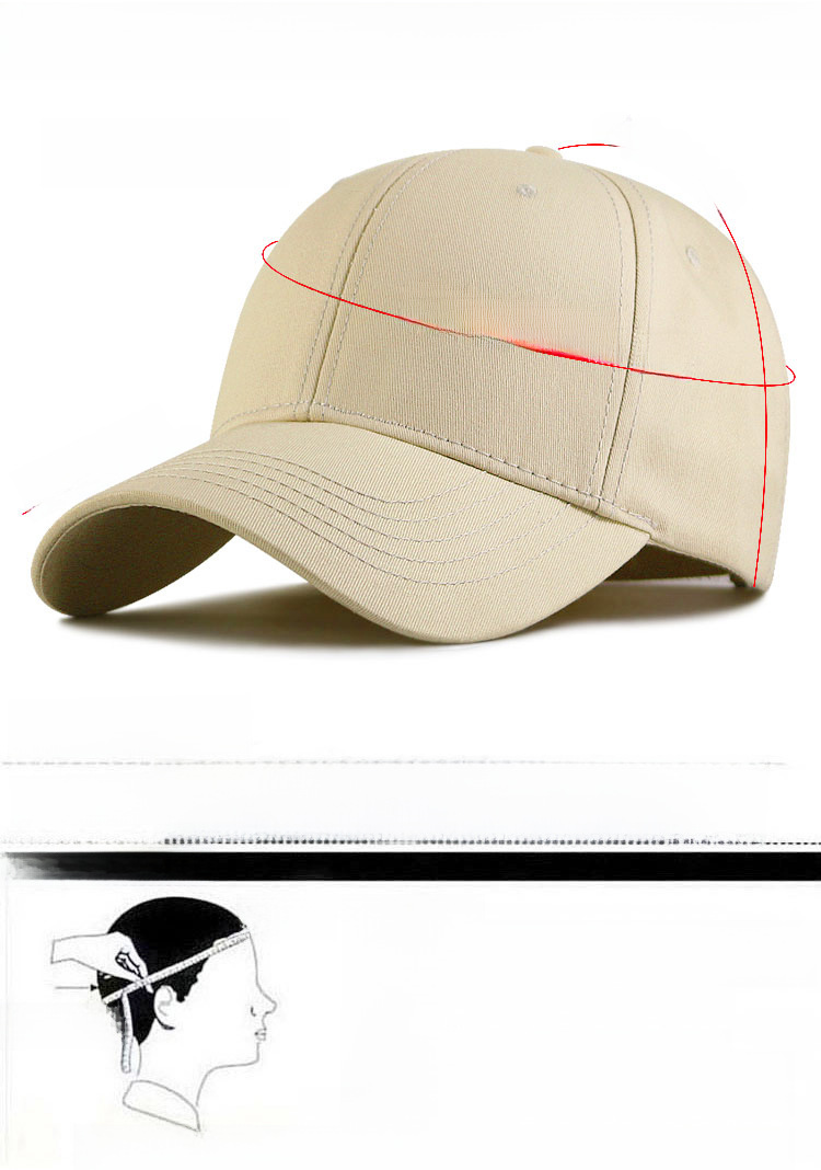 Baseball Cap For Men Summer Light Breathable Large Head Size Hat_voghion.com