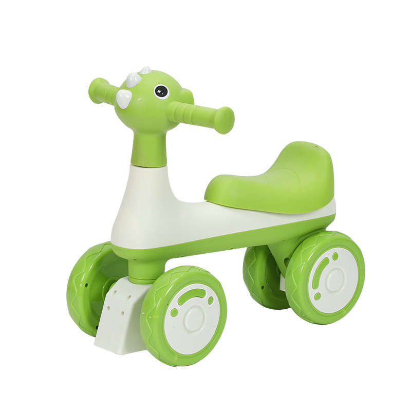 Coche de equilibrio para niños sin pedal para bebés que pueden sentarse en cuatro ruedas para niños de 1 - 3 años de edad torsión coche juguete coche