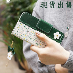 適用iPhone15蘋果15promax翻蓋手機殼15plus插卡保護套帶掛繩跨境