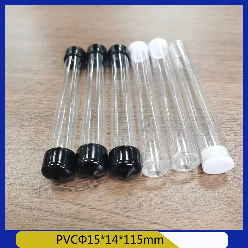 厂家供应PVC透明管15*14mm包装管抗压配套底盖pvc高透塑料圆管