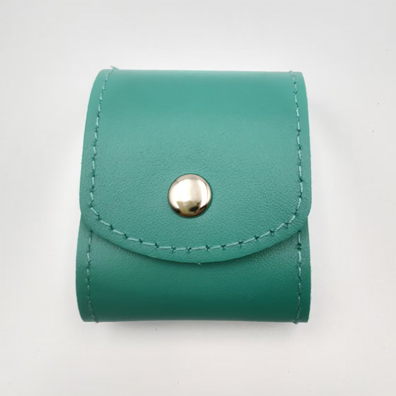 Funda de cuero verde