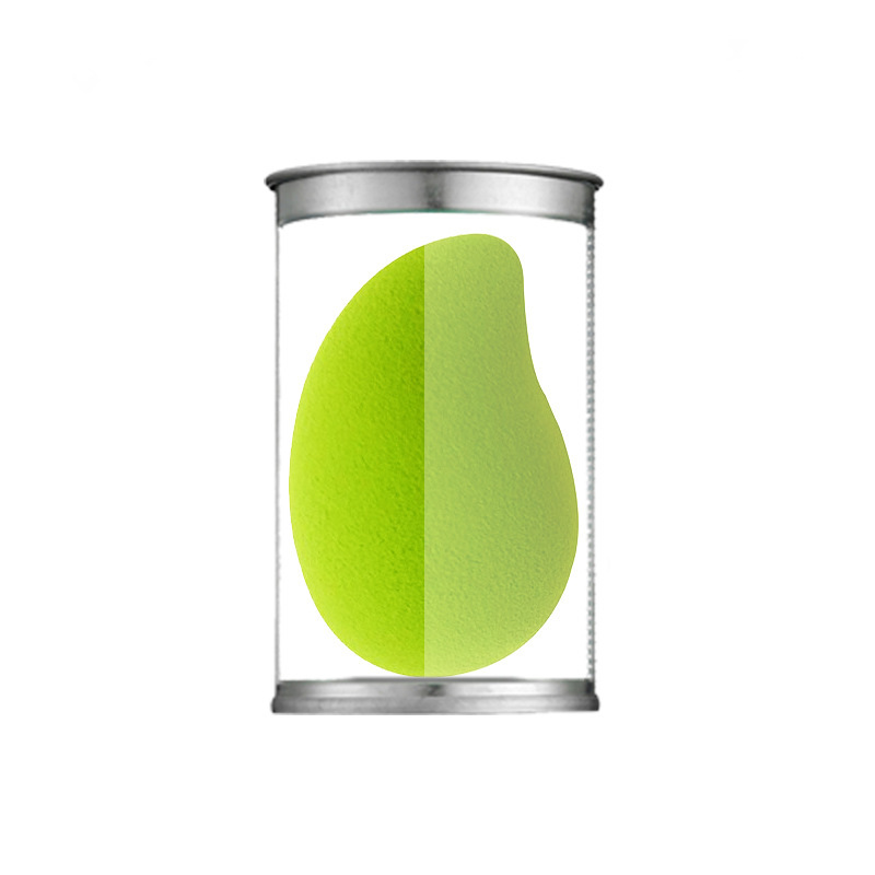 Red de alta calidad, el mismo estilo de huevo de belleza de mango, agua sin látex, gran maquillaje seco y húmedo, hojaldre, mar de frutas