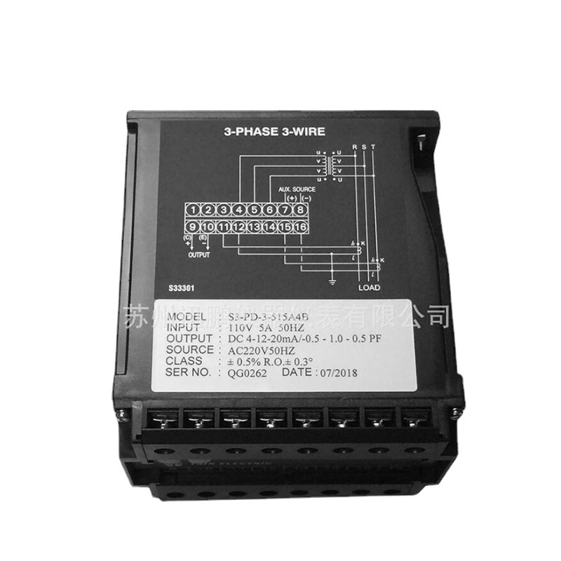 TAIK台湾台技S3-PD功率因数变送器 三相功率因数变送器电量变送器