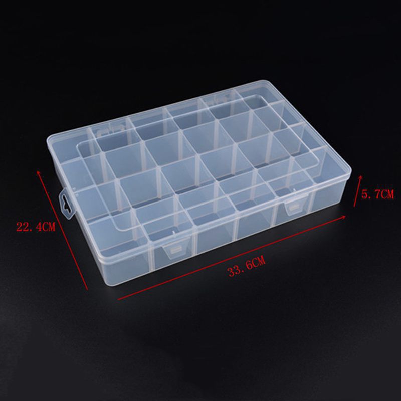 tornillo herramienta de piezas de hardware transparente pp caja divisoria caja de piezas electrónicas de plástico directo fábrica