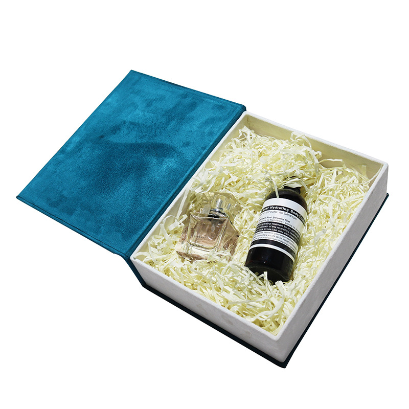 Caja de regalo en forma de libro de moda caja de regalo de Navidad caja de regalo cosmética de perfume de gamuza estilo ins image 6