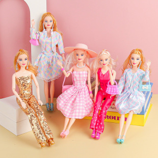 New style Barbie same foreign trade hot selling 11-inch 30cm doll dressing environmental protection clothes toy accessories