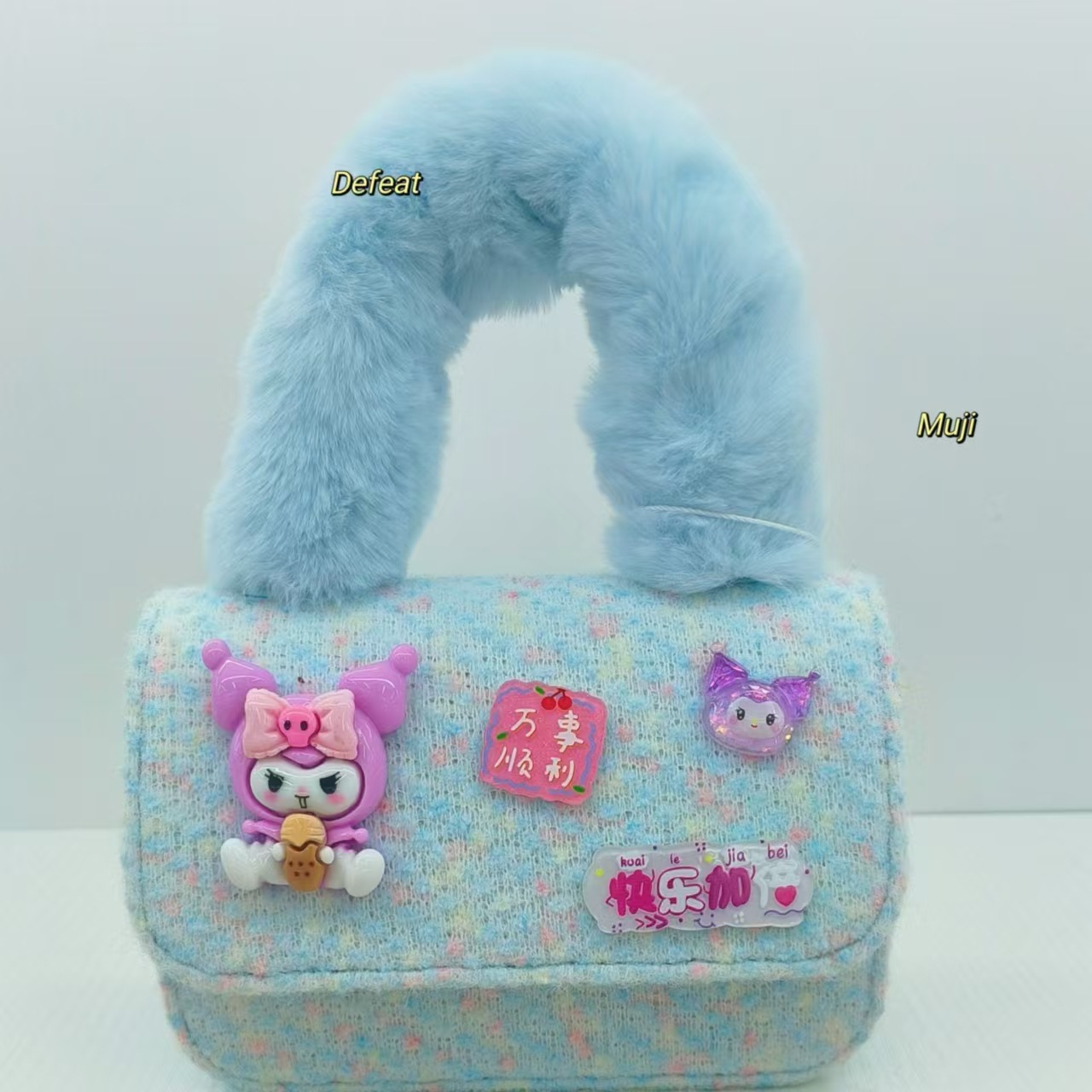 Bolsa de peluche de dibujos animados Kulomi, mochila de hombro, princesa, bolsa de cambio, bolsa de accesorios, bolsa pequeña para niños