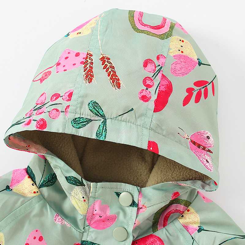 Malwee otoño ropa de los niños europeos y americanos abrigo bebé cazadora manga larga con capucha cremallera camisa superior