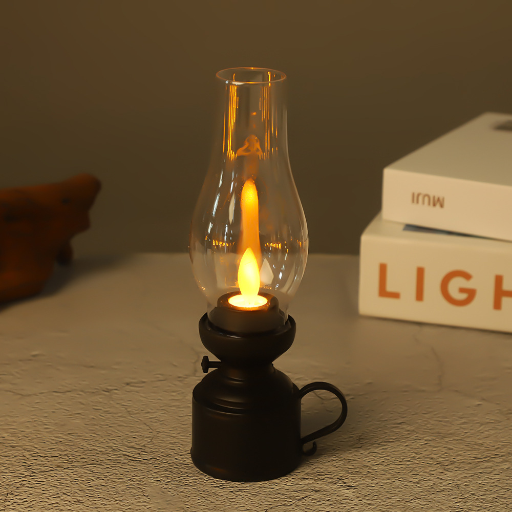 YC105 미디엄 스윙 심지 등유 램프 [블랙]